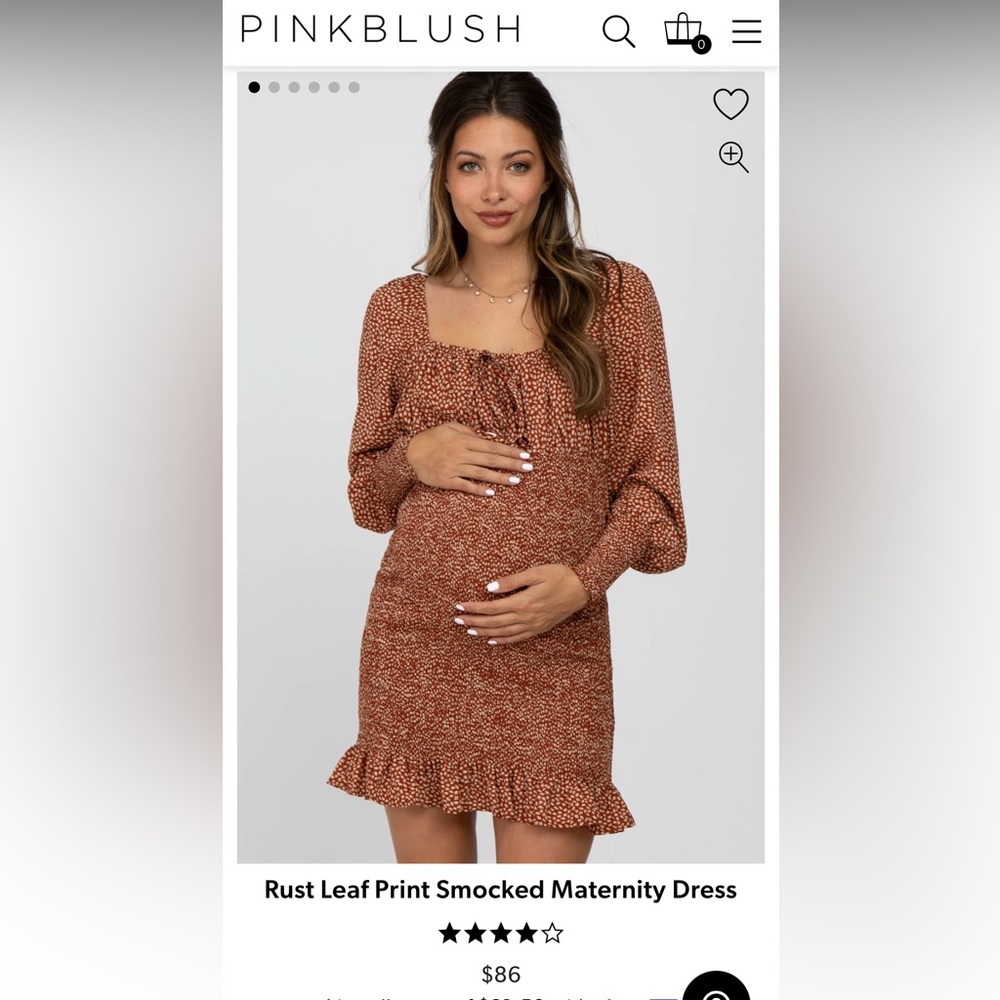 ✨Like New✨ PinkBlush Maternity Dress